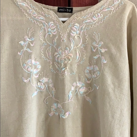 Embroidered Ethnic Tunic - Picture 2 of 3